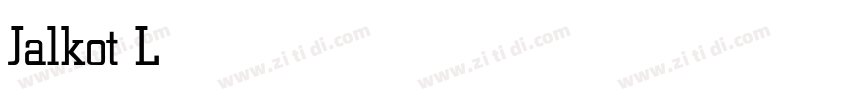 Jalkot Light字体转换 Jalkot Light字体转换